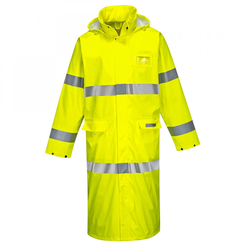 Sealtex Flame Hi-Vis Coat (50") with Logo Sealtex Flame Hi-Vis Coat (50") with Logo