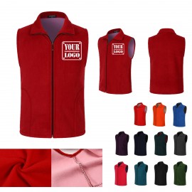 Fleece Vest Jackets with Logo