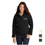 Promotional Port Authority Ladies Textured Hooded Soft Shell Jacket