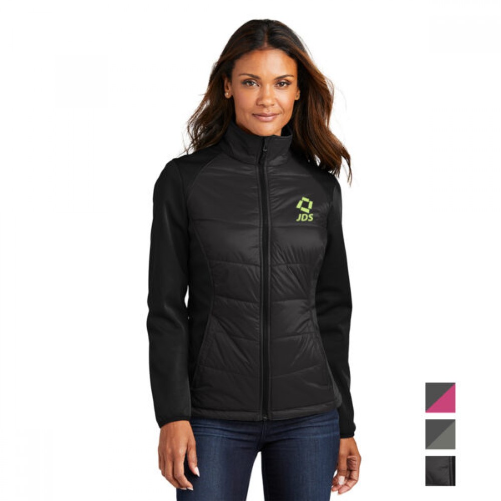 Customized Port Authority Ladies Hybrid Soft Shell Jacket