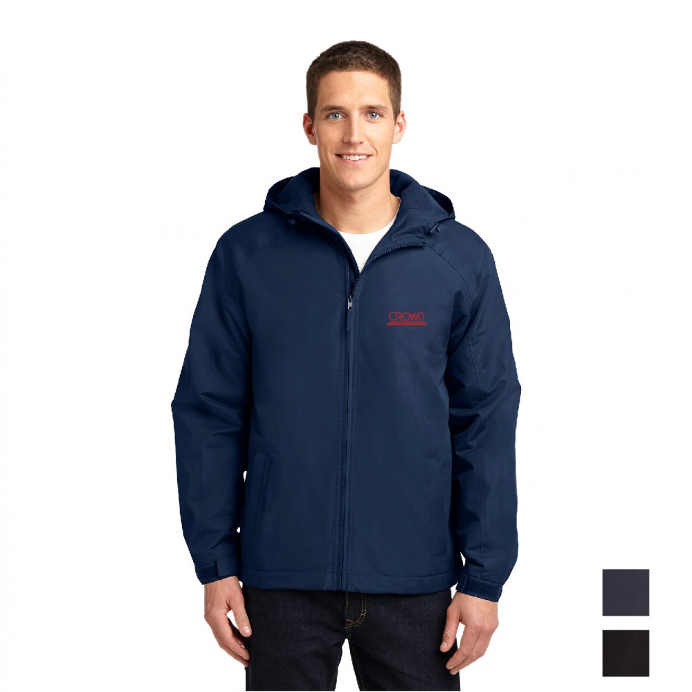 Port Authority Hooded Charger Jacket with Logo