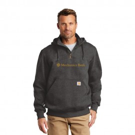 Customized Carhartt Rain Defender Paxton Heavyweight Hooded Zip Mock Sweatshirt  Customized Carhartt Rain Defender Paxton Heavyweight Hooded Zip Mock Sweatshirt