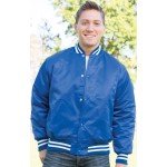 Promotional The Big League Pro-Satin Quilt-Lined Custom Award Jacket w/Special Trim