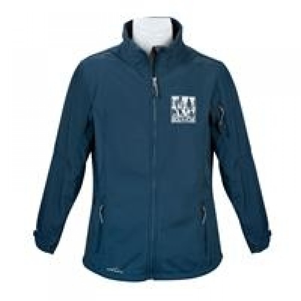 Logo Branded Eddie Bauer Ladies' Soft Shell Jacket Logo Branded Eddie Bauer Ladies' Soft Shell Jacket