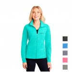 Promotional Port Authority Ladies Heather Microfleece Full-Zip Jacket