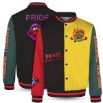 Custom Personalized Men's Varsity Jacket (Full Color Dye Sublimated) with Logo