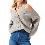 Personalized Sexy Cold Shoulder Sweater