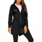 Customized Lightweight hooded Waterproof Outdoor Hooded Raincoat