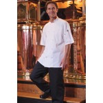 Delray Short Sleeve Chef Coat with Logo