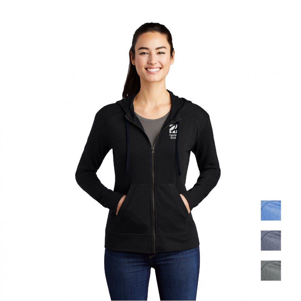 Personalized Sport-Tek Ladies PosiCharge Tri-Blend Wicking Fleece Full-Zip Hooded Jacket Personalized Sport-Tek Ladies PosiCharge Tri-Blend Wicking Fleece Full-Zip Hooded Jacket