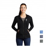 Personalized Sport-Tek Ladies PosiCharge Tri-Blend Wicking Fleece Full-Zip Hooded Jacket