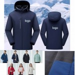 Waterproof Fleece Coat Winter Jackets with Logo