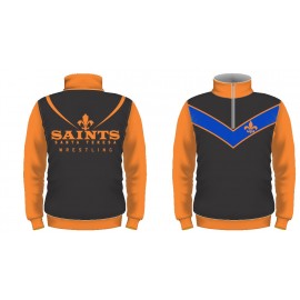 Small Batch Full Sublimated Custom 1/4 Zip Jacket with Logo  Small Batch Full Sublimated Custom 1/4 Zip Jacket with Logo