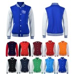 Unisex Baseball Jacket with Logo