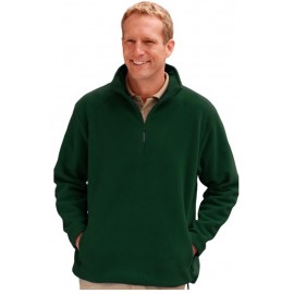 Adult Polar Fleece Pullover Jacket with Logo