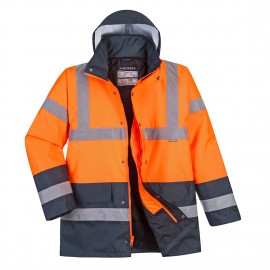 Hi-Vis Two Tone Traffic Jacket with Logo