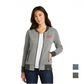 New Era Ladies French Terry Baseball Full-Zip Jacket with Logo