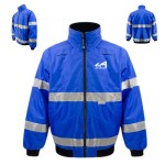 High Visibility Reflective Jacket with Logo
