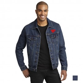 Logo Branded Port Authority Denim Jacket  Logo Branded Port Authority Denim Jacket