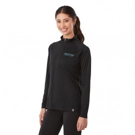 Logo Branded Trimark EVANS Eco Knit Half Zip - Women's