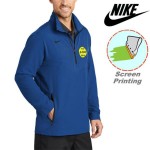 Nike 1/2-Zip Wind Shirt 5.1 oz. Winter Jacket Active Wear with Logo