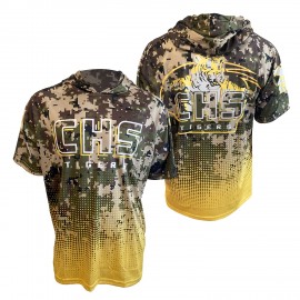 Custom Hooded T-Shirt Short Sleeve 6oz