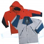 Nylon Jacket w/ PVC Backing Parka w/ Fleece & Nylon Lining with Logo