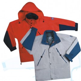 Nylon Jacket w/ PVC Backing Parka w/ Fleece & Nylon Lining with Logo