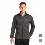 Sport-Tek PosiCharge Electric Heather Soft Shell Jacket with Logo