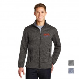 Sport-Tek PosiCharge Electric Heather Soft Shell Jacket with Logo