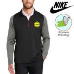 Personalized Nike Dri-FIT Stretch 1/2-Zip Cover-Up 7.6 oz. Winter Jacket