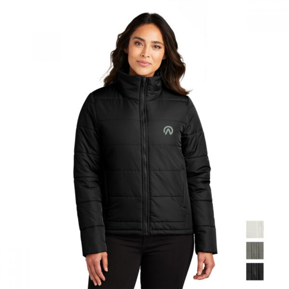 Port Authority Ladies Puffer Jacket with Logo