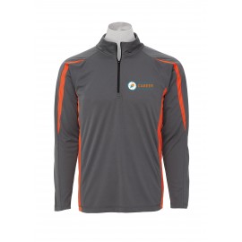 Men's or Ladies' Quarter Zip Pullover with Logo