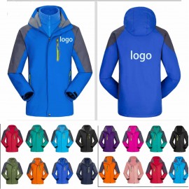 Logo Branded Waterproof Fleece Coat 3 in 1 Winter Ski Jackets