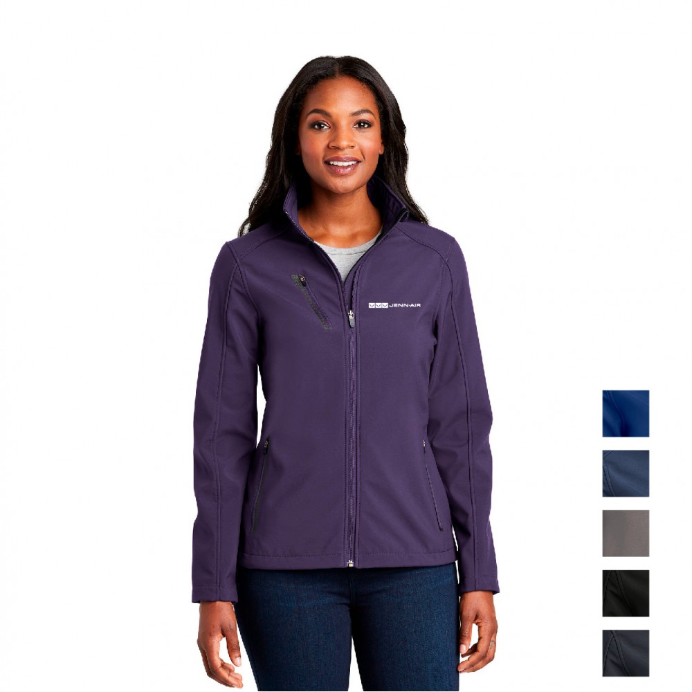 Port Authority Ladies Welded Soft Shell Jacket with Logo