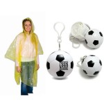 Custom Disposable Football Raincoat Ball/ Keychain with Logo