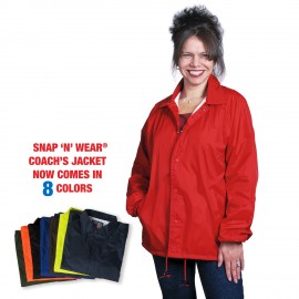 Customized Flannel Lined Coach's Jacket - (Imported)