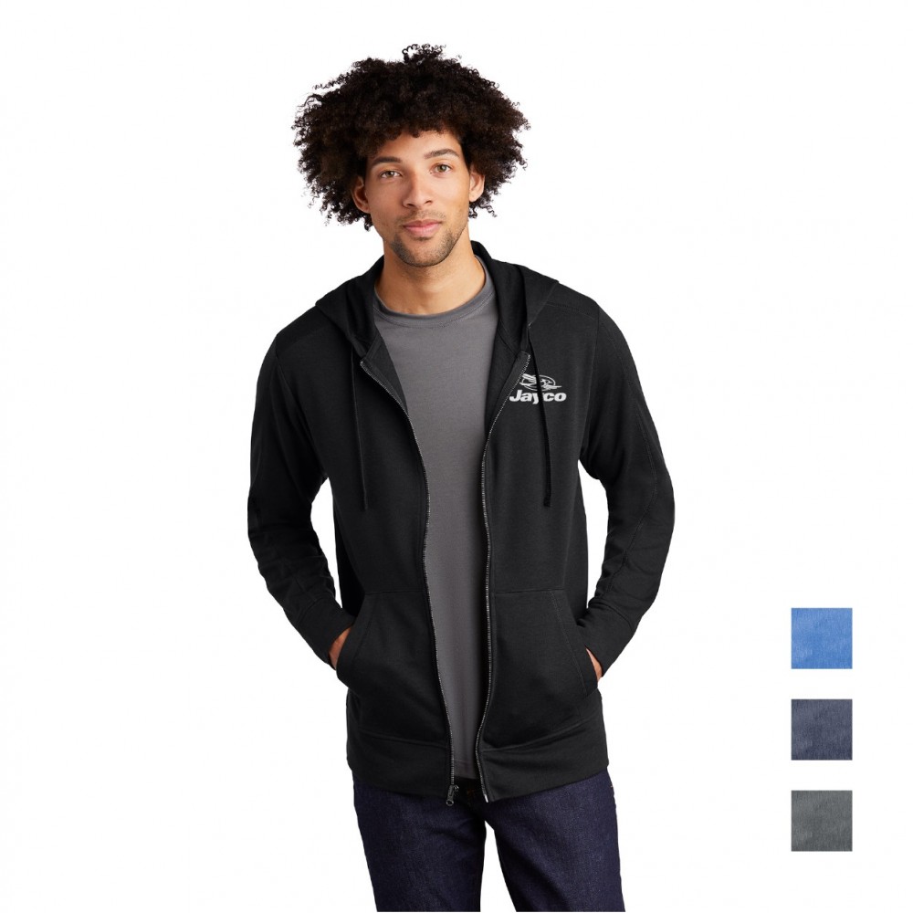 Personalized Sport-Tek PosiCharge Tri-Blend Wicking Fleece Full-Zip Hooded Jacket