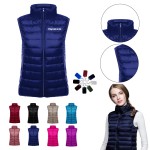 Women's Packable Puffer Vest with Logo