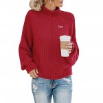 Knitted Pullover Sweaters with Logo