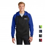Logo Branded Sport-Tek Sport-Wick Varsity Fleece Full-Zip Hooded Jacket