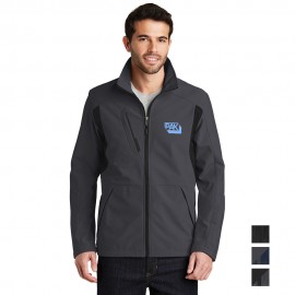 Port Authority Back-Block Soft Shell Jacket with Logo