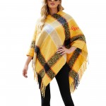 Customized Tassels Knitted Shawl Scarf Poncho