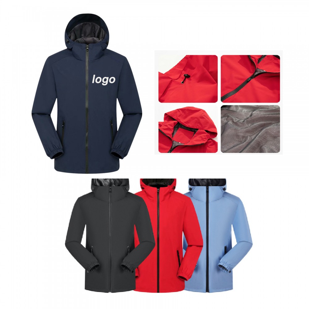 Windproof And Waterproof Jacket with Logo Windproof And Waterproof Jacket with Logo