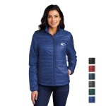 Port Authority Ladies Packable Puffy Jacket with Logo