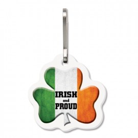 Custom Large Shamrock Bag & Luggage Tag (Zipper Pull) - Full Color