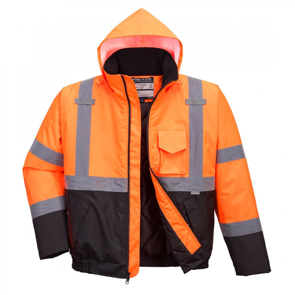 Promotional Hi-Vis Two Tone Bomber Jacket