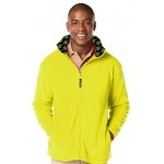 Personalized Men's Polar Fleece Full Zip Jacket w/Sublimated Collar