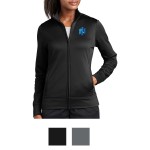 Sport-Tek Ladies' Sport-Wick Fleece Full-Zip Jacket with Logo