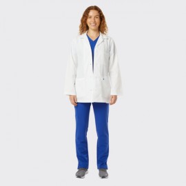 Personalized 34" Ladies Antimicrobial Lab Coat